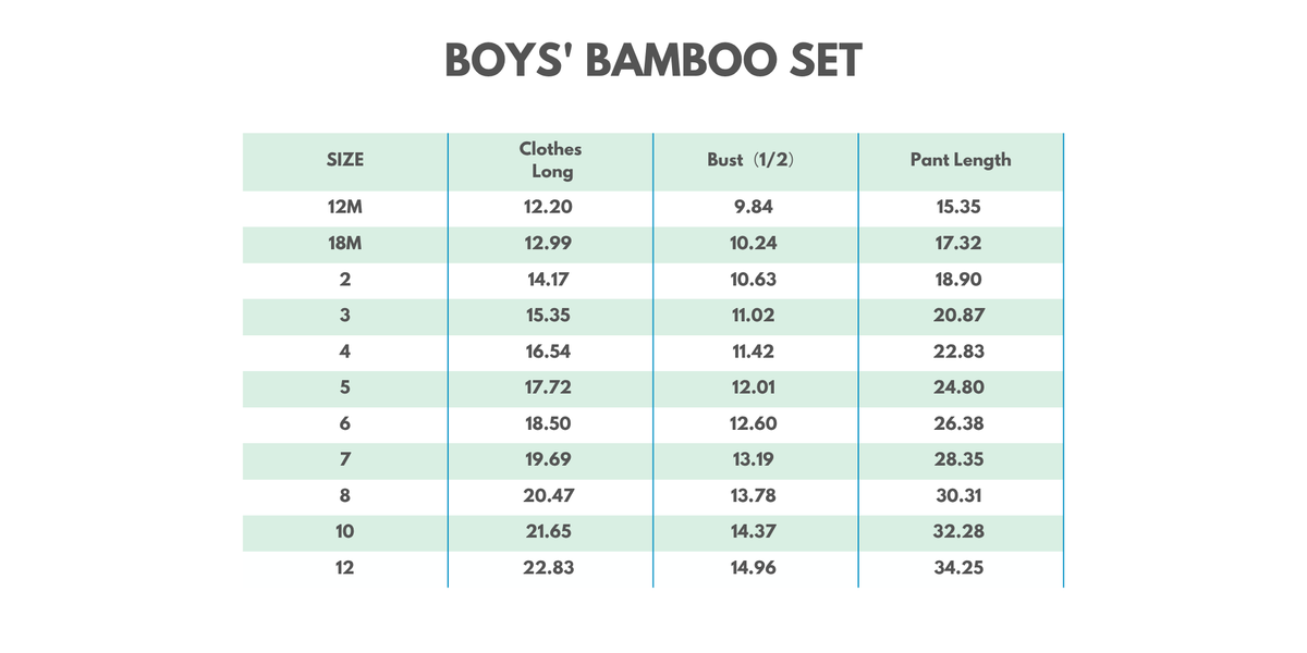 Green Mallard Bamboo Pants Set