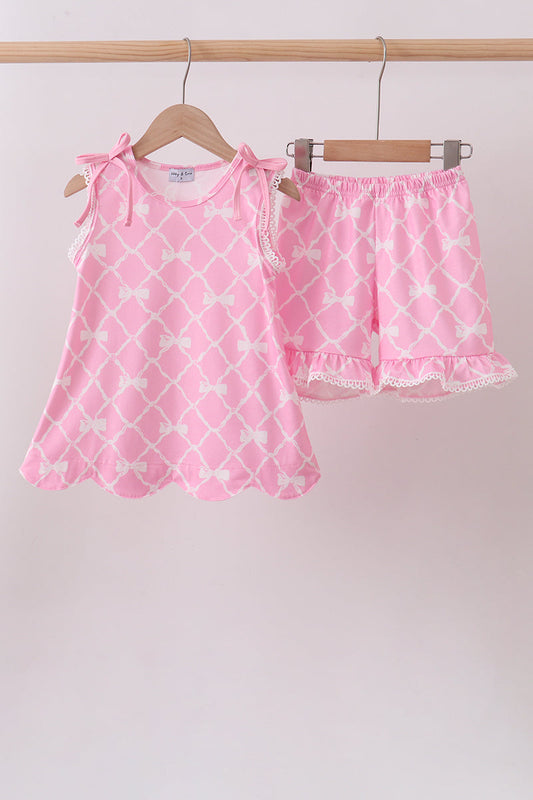 Pink Bow Set