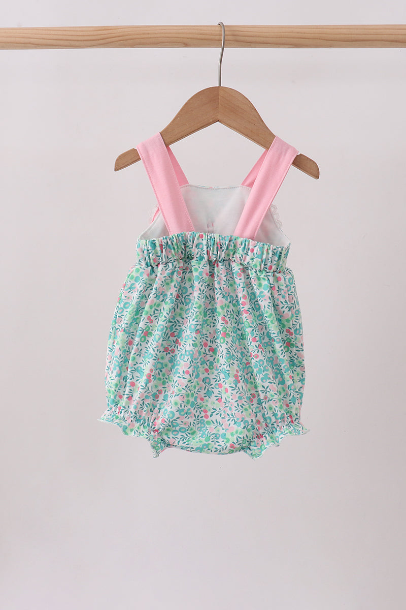 Pink Bow Floral Bubble
