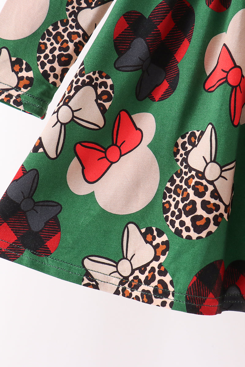 Red character bamboo pants set