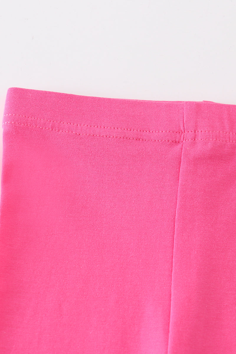 Barbie pink hollow out legging