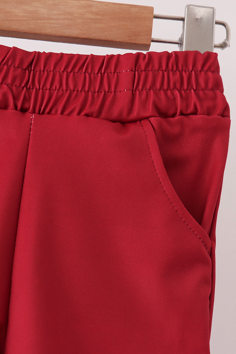 Maroon Arkansas active dress set