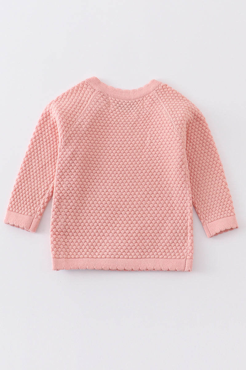 Pink buttons sweater-baby