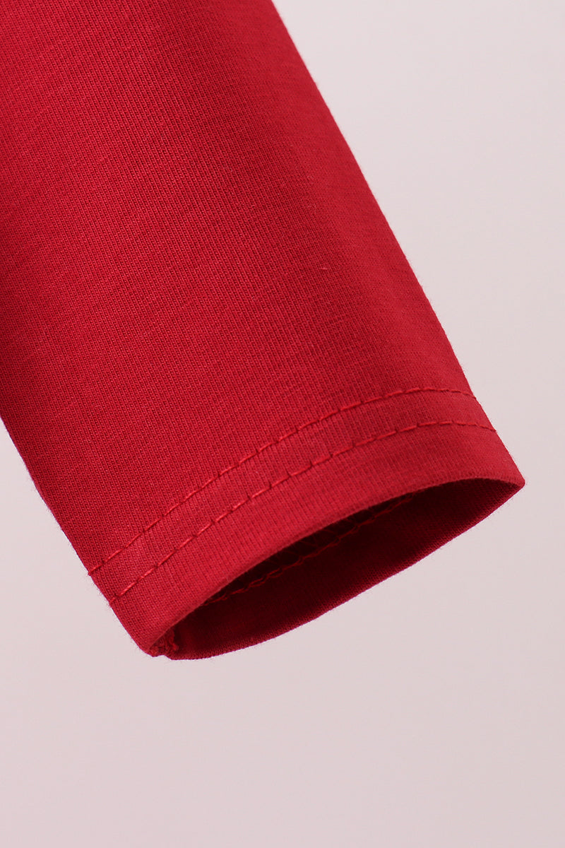 Maroon elephant Alabama football applique bubble