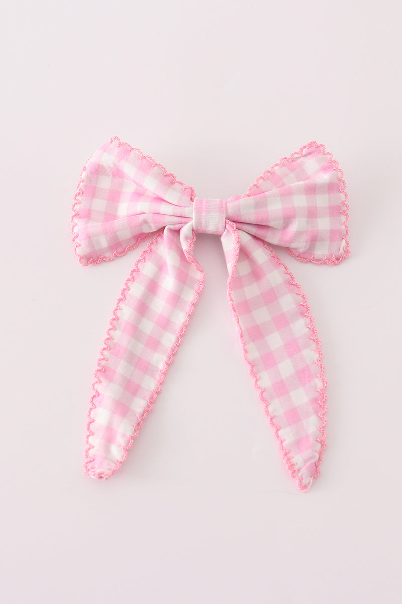 Pink hair sailor bow