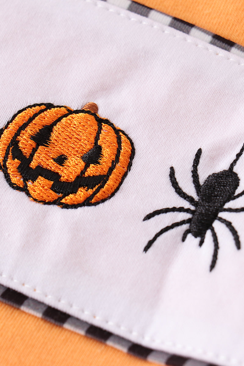 Halloween embroidery boy set