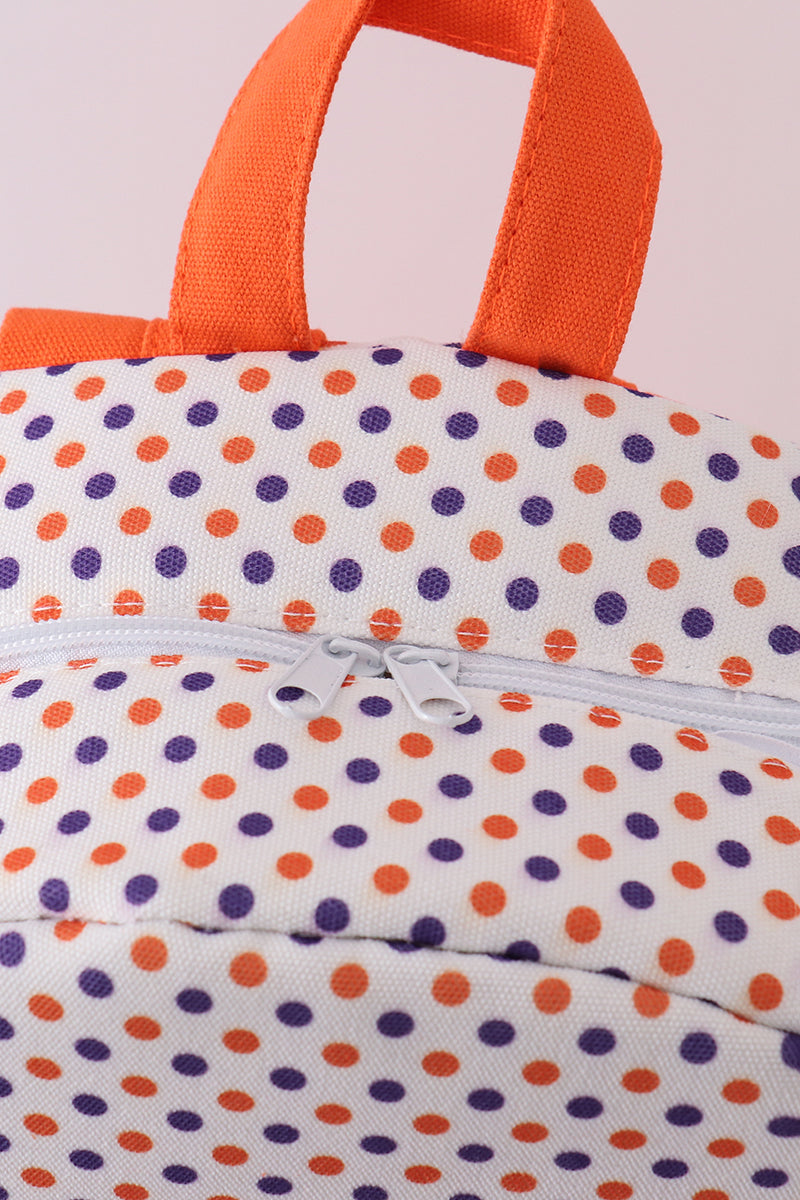 Clemson university embroidery boy backpack