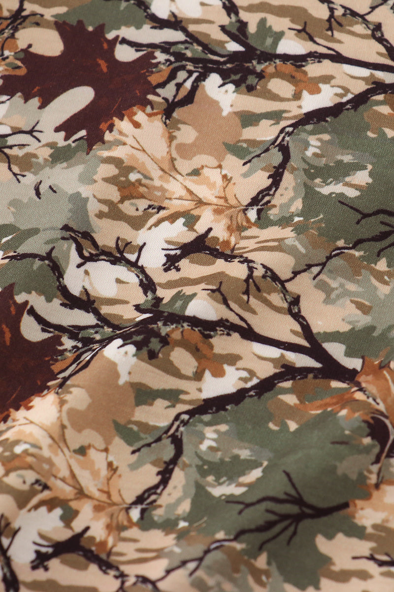 Camo leave dad&me sweatshirt