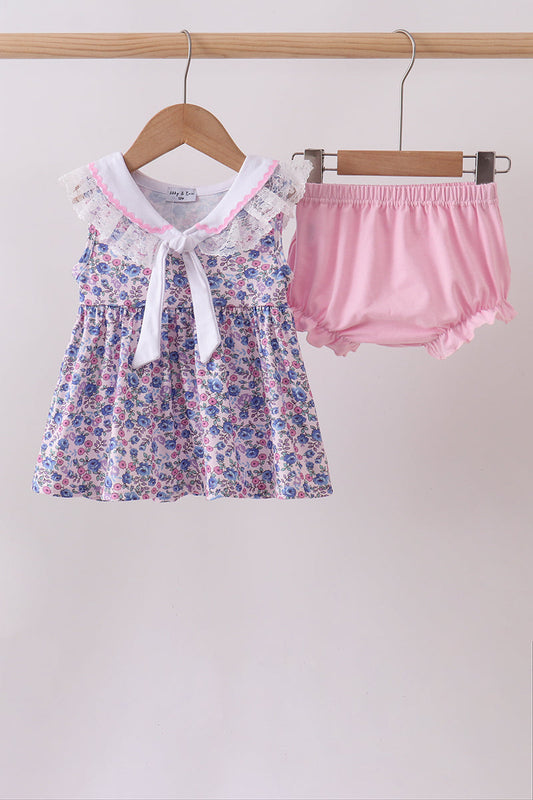 Floral Lace Bloomer Set