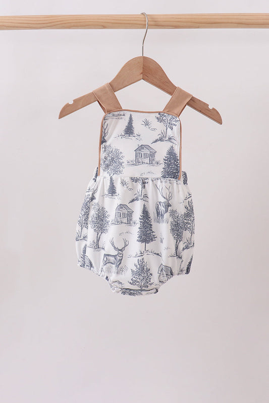 Khaki Deer Forest Bubble