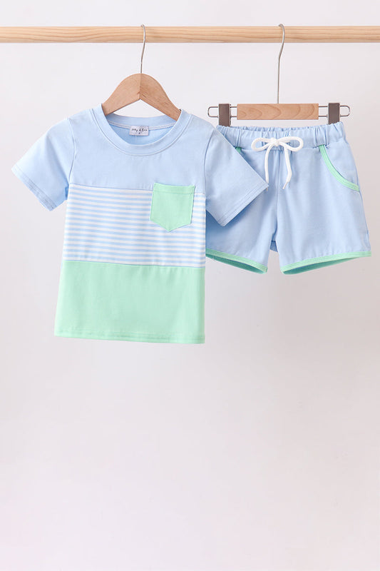 Mint Stripe Set