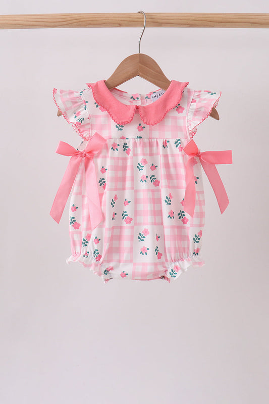 Pink Floral Ruffle Bubble