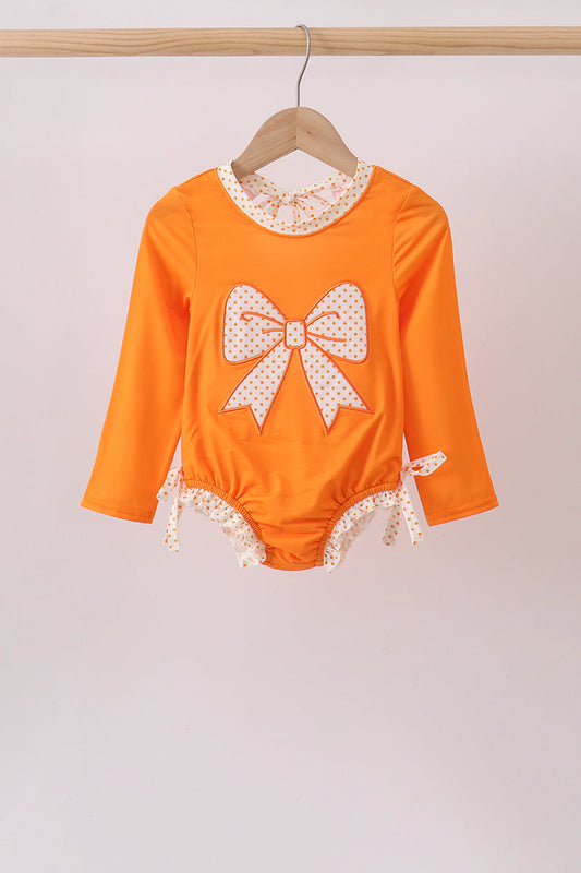 Orange Bow Rashguard