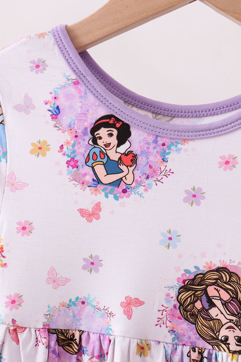 Purple princess pants set
