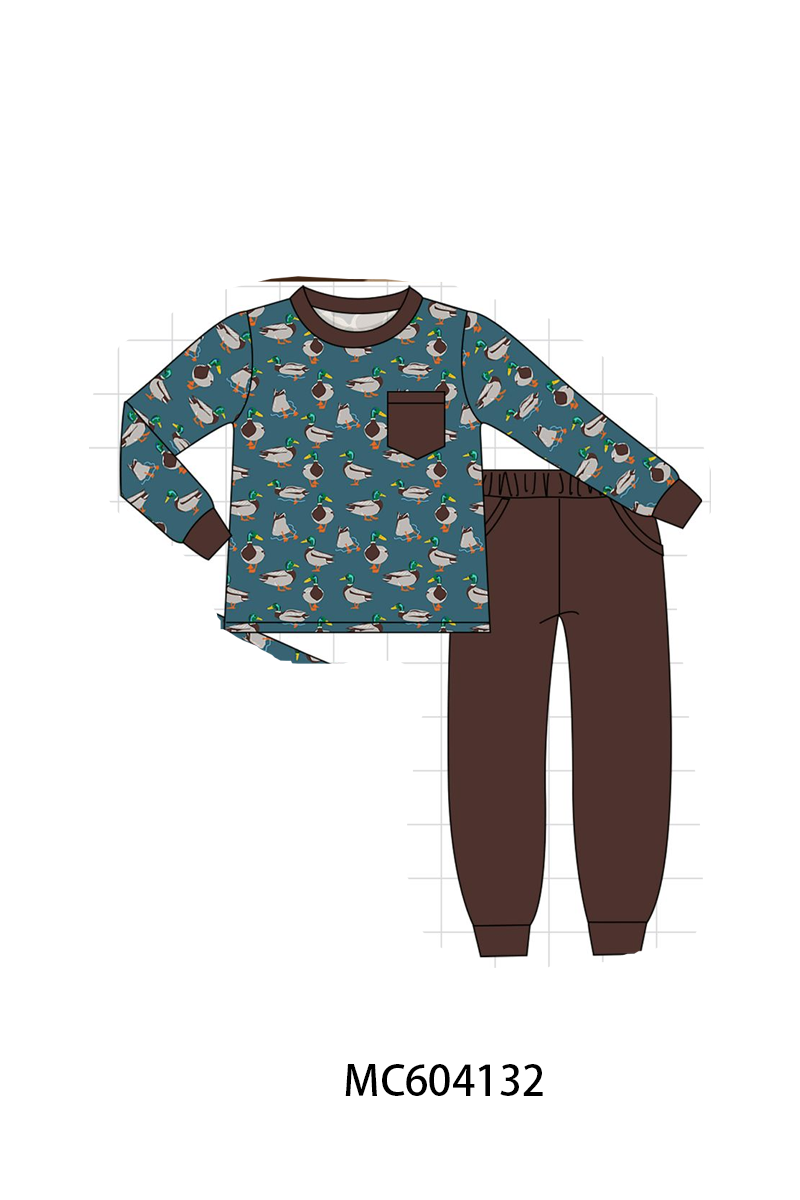 Blue mallard pocket jogger set