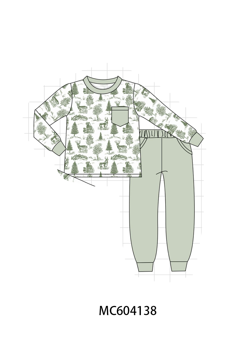 Sage tree pocket jogger set