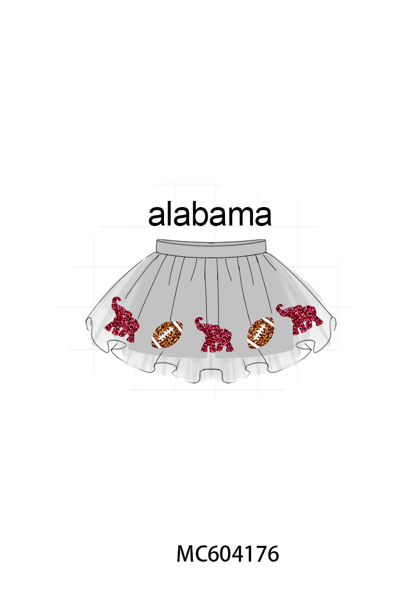 Alabama football sequin tutu dress