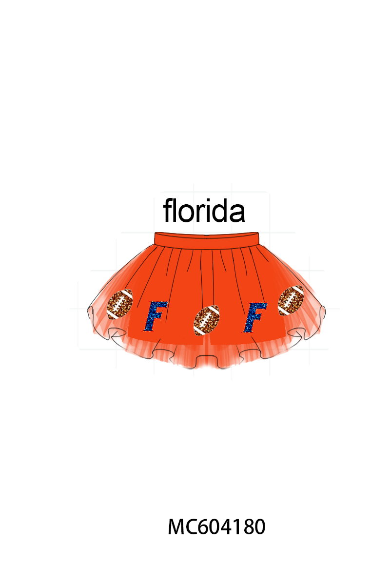 Florida football sequin tutu dress