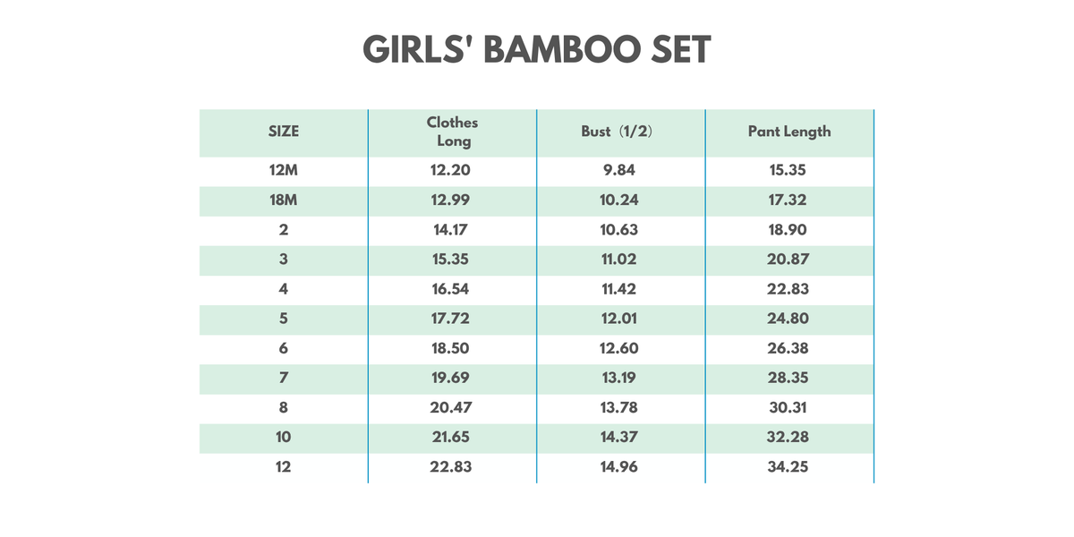 Forest Bow Zip Bamboo Mom&me Pajama set